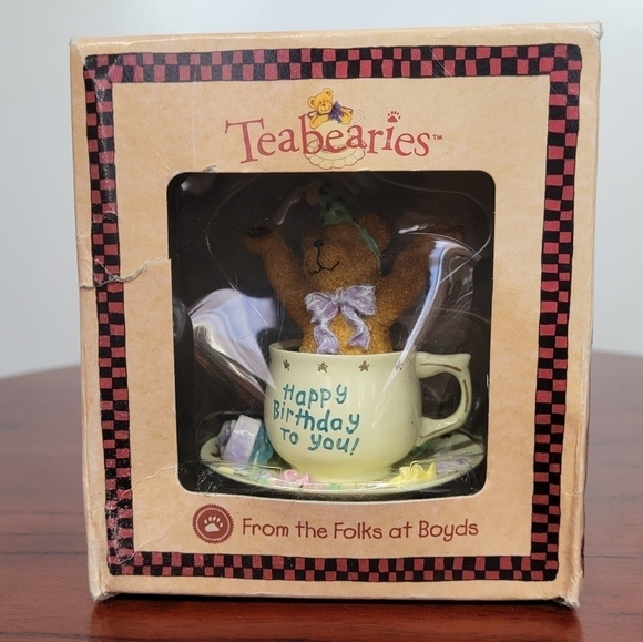 Boyds Bear Collection H.B. Teabearies Happy Birthday To You ! #24307 - Picture 1 of 16